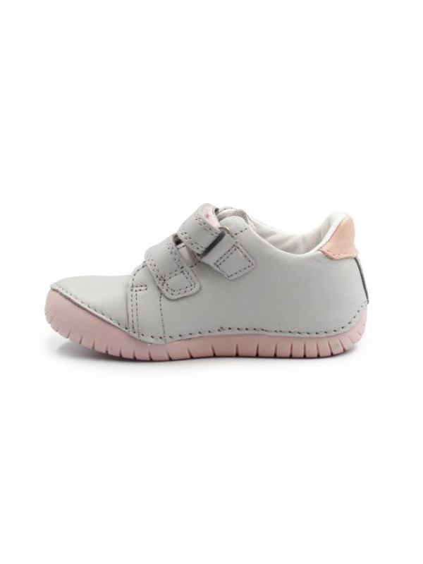 Buty Dla Dziewczynki Na Jesień Świecące LED z Jednorożcem DD STEP S050-61970 Dove Grey