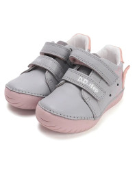 Buty Dla Dziewczynki Na Jesień Świecące LED z Jednorożcem DD STEP S050-61970 Dove Grey