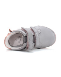 Buty Dla Dziewczynki Na Jesień Świecące LED z Jednorożcem DD STEP S050-61970 Dove Grey