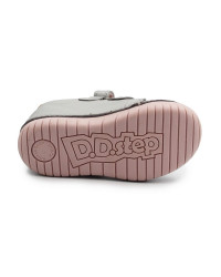 Buty Dla Dziewczynki Na Jesień Świecące LED z Jednorożcem DD STEP S050-61970 Dove Grey