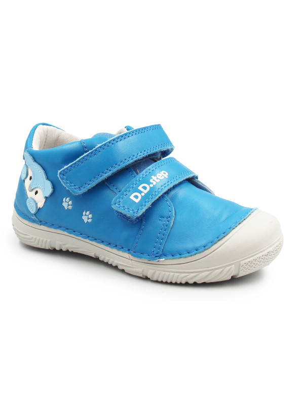 Wiosenne Półbuty Dla Chłopczyka Niebieskie Na Rzep D STEP S082-61703M Oceanic