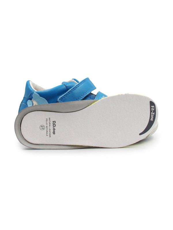 Wiosenne Półbuty Dla Chłopczyka Niebieskie Na Rzep D STEP S082-61703M Oceanic