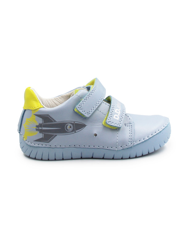 Buty Dla Chłopców Na Wiosnę Niebieskie Świecące LED DD STEP S050-61691M 0ceanic