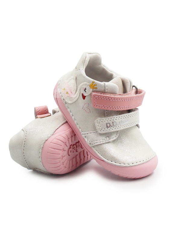 Buty Dla Dziewczynek Barefoot Srebrne DD STEP S070-61837 Silver