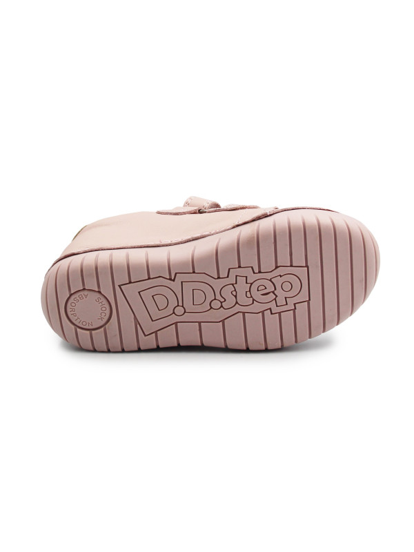 Różowe Buty na Jesień Dla Dziewczynki Świecące LED z Jednorożcem DD STEP S050-61970AM Baby Pink