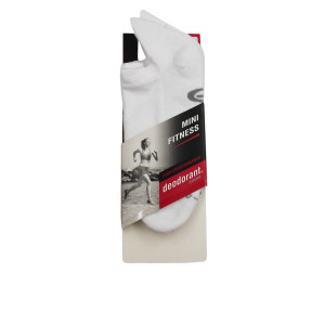 Białe Skarpety Krótkie Stopki Mini Fitness Deodorant