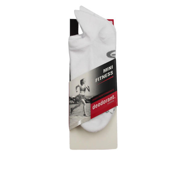 Białe Skarpety Krótkie Stopki Mini Fitness Deodorant