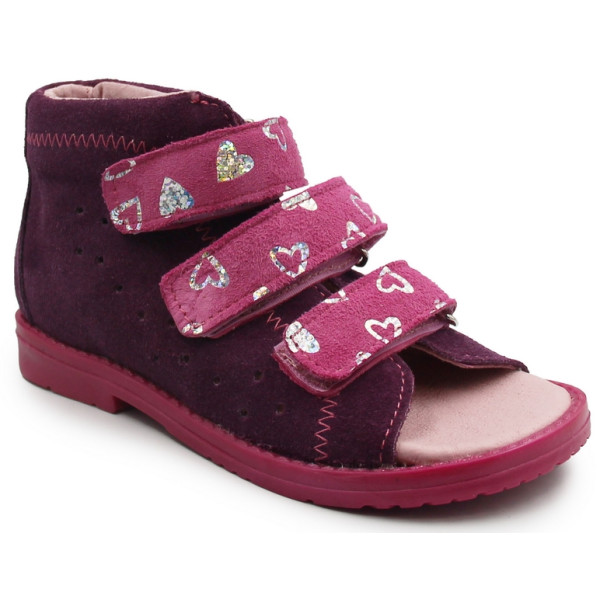 Standałki ortopedyczne dla dziewczynek z wysokim zapiętkiem Dawid 003 II gatunek