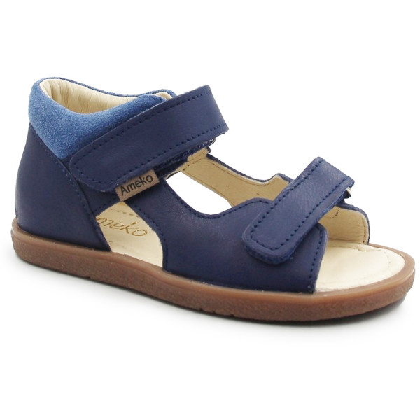Sandały Chłopięce Profilaktyczne Na Lato Ameko Plain-Navy
