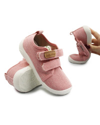 Buty Do Szkoły i Przedszkola Dla Dziewczynki Barefoot DD STEP C086-61763CM Baby Pink