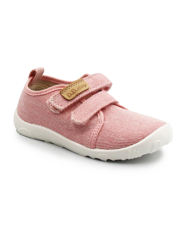Buty Do Szkoły i Przedszkola Dla Dziewczynki Barefoot DD STEP C086-61763CM Baby Pink