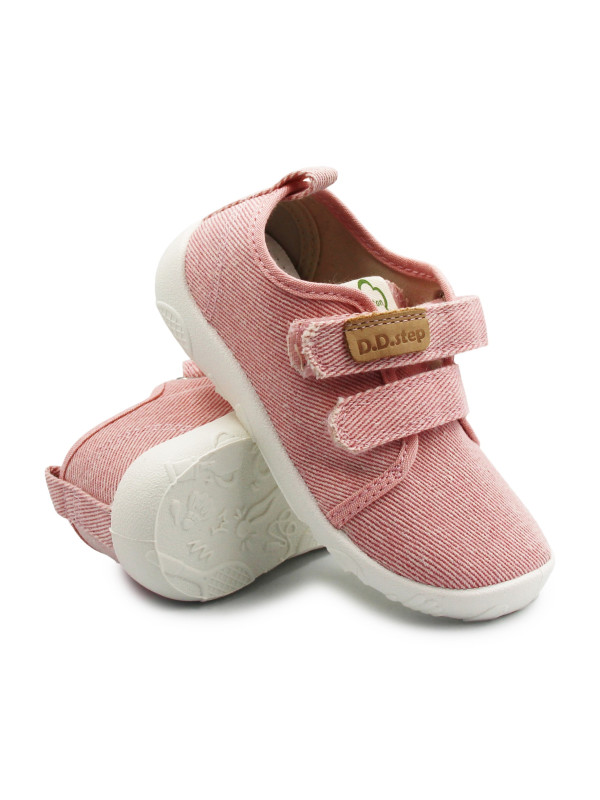 Buty Do Szkoły i Przedszkola Dla Dziewczynki Barefoot DD STEP C086-61763CM Baby Pink