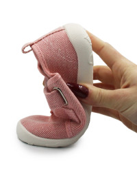 Buty Do Szkoły i Przedszkola Dla Dziewczynki Barefoot DD STEP C086-61763CM Baby Pink