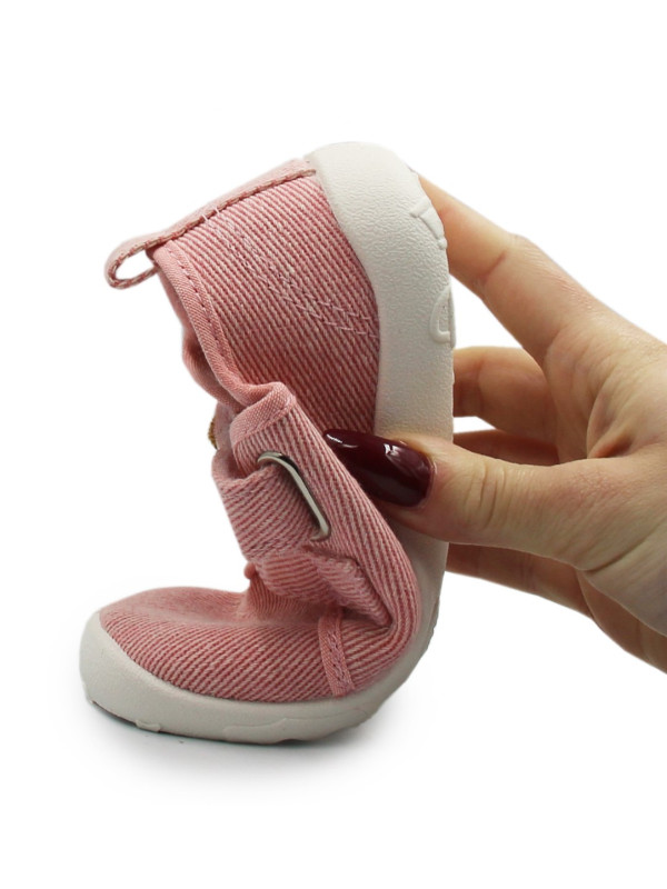 Buty Do Szkoły i Przedszkola Dla Dziewczynki Barefoot DD STEP C086-61763CM Baby Pink