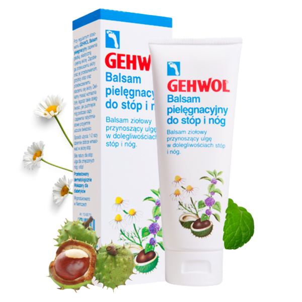 GEHWOL Bein-Balsam – Nawilżający balsam do stóp i nóg 125 ml, Ulga dla ciężkich nóg