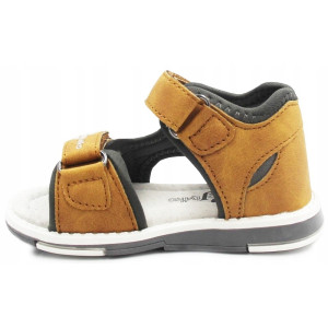 Sandały Dla Chłopca Na Lato Brązowe Wojtyłko 1s23735