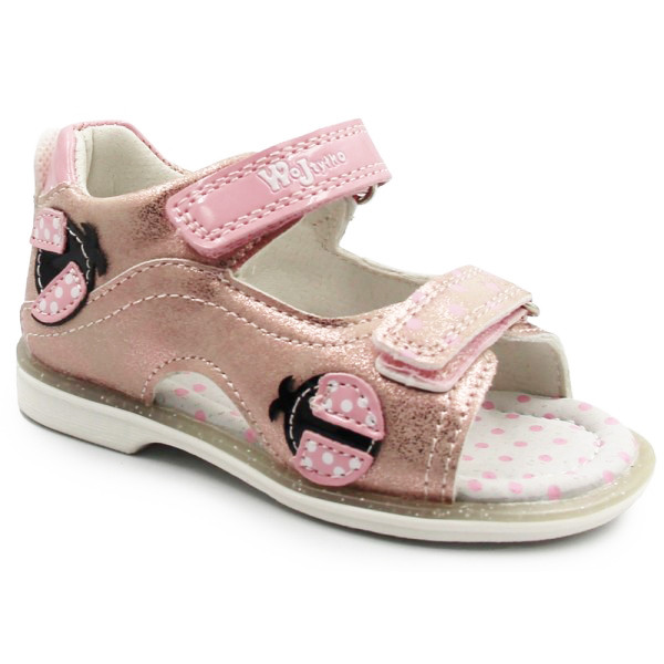 Sandały Dla Dziewczynki Wojtyłko 1s23733 Róż