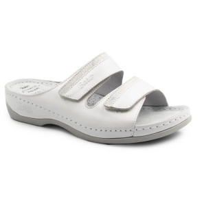 Białe Klapki Damskie Do Pracy Batz Rea