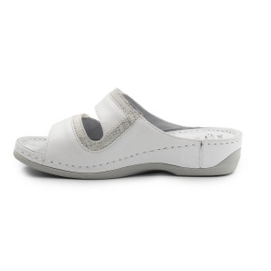 Białe Klapki Damskie Do Pracy Batz Rea