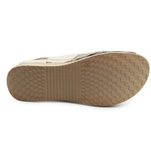 Damskie Sandały Beżowe Skórzane Helios 144 Capucino