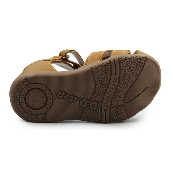 Sandały Dziecięce Na Lato z Misiem DD STEP G075-51284A Yellow
