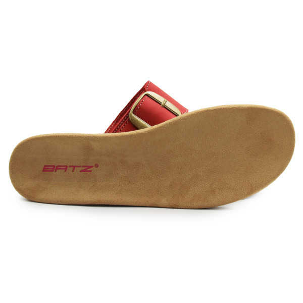 Klapki Damskie Batz Karina Czerwone