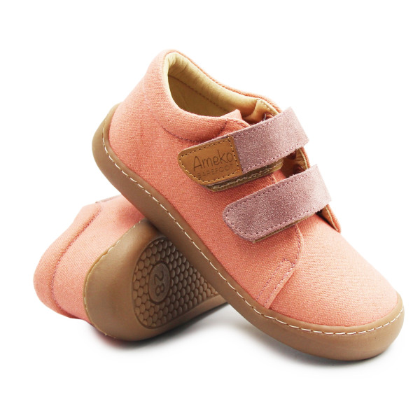 Trampki Dla Dziewczynki Barefoot Tenisówki Ameko Neo Brownrose
