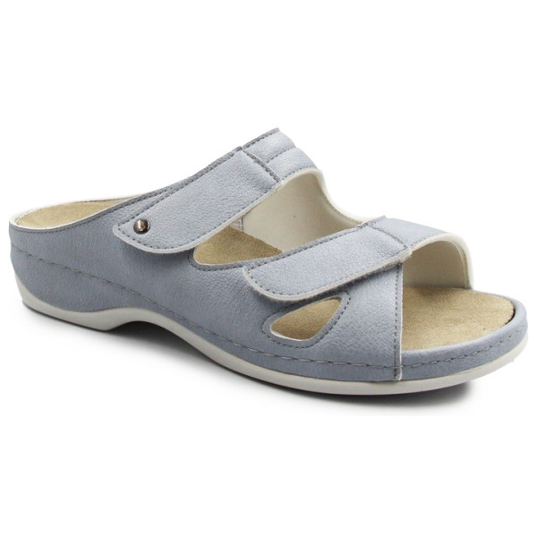 Klapki dla kobiet na lato ze skóry naturalnej Berkemann Janna 01027-354