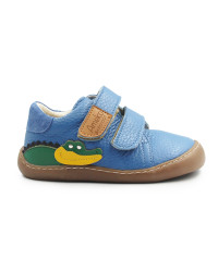 Buty Na Jesień Dla Chłopca Niebieskie Barefoot Ameko Otis Croco-Blue