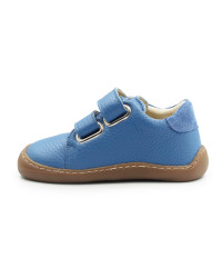 Buty Na Jesień Dla Chłopca Niebieskie Barefoot Ameko Otis Croco-Blue