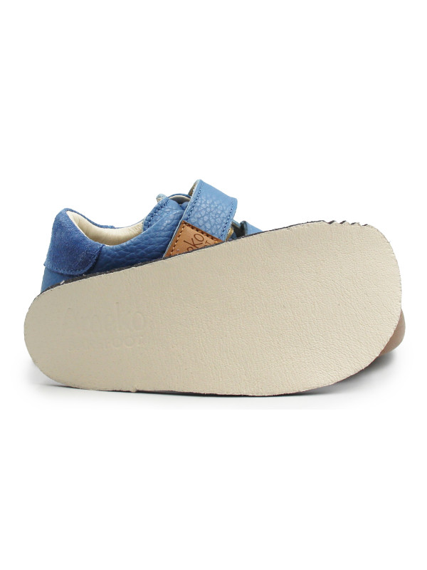 Buty Na Jesień Dla Chłopca Niebieskie Barefoot Ameko Otis Croco-Blue