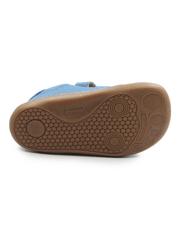 Buty Na Jesień Dla Chłopca Niebieskie Barefoot Ameko Otis Croco-Blue