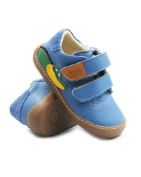 Buty Na Jesień Dla Chłopca Niebieskie Barefoot Ameko Otis Croco-Blue
