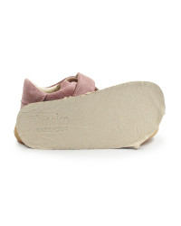 Buty Na Jesień Dla Dziewczynki z Serduszkiem Barefoot Ameko Dash-Hearts-Brownrose