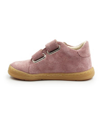 Buty Na Jesień Dla Dziewczynki z Serduszkiem Barefoot Ameko Dash-Hearts-Brownrose