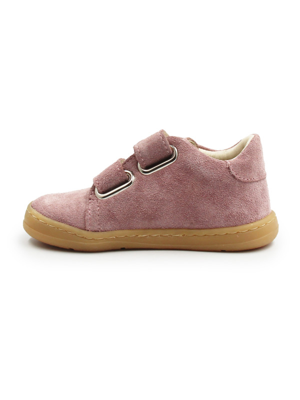 Buty Na Jesień Dla Dziewczynki z Serduszkiem Barefoot Ameko Dash-Hearts-Brownrose
