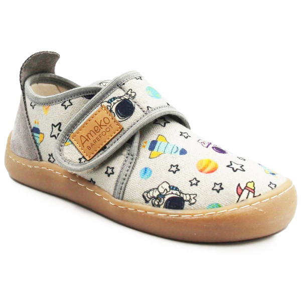 Buty Na Zmianę Do Szkoły i Przedszkola Kapcie Barefoot Ameko Piko Kosmos