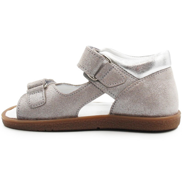 Dziewczęce Brokatowe Sandały Profilaktyczne Ameko Plain-Stone Dust