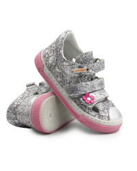 Buty Dla Dziewczynki Srebrne Półsandały Jamet 114 II gatunek