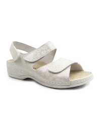 Eleganckie błyszczące sandały damskie na lato Berkemann Rina 01040-789