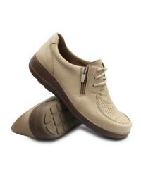 Półbuty ze skóry naturalnej dla kobiet na wiosnę Helios 464K