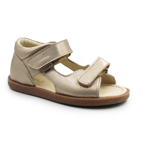 Sandały Dla Dziewczynki Złote Ameko Plain Gold