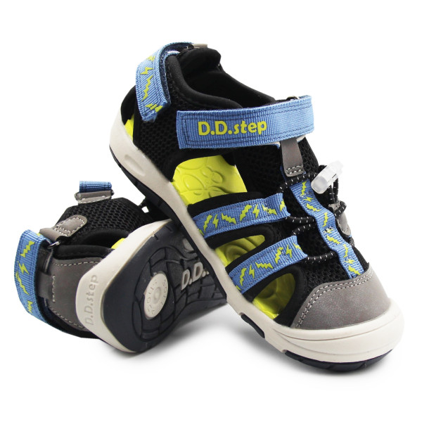 Sandały Dla Chłopca Szybkoschnące DD STEP G065-51748BM Black