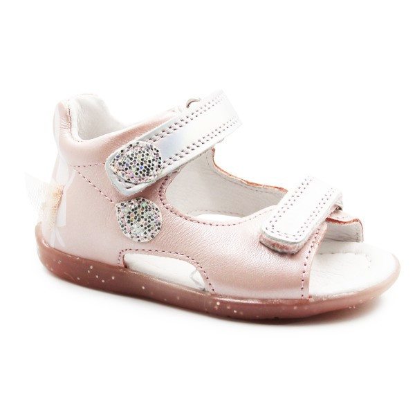 Różowe Sandały Dla Dziewczynki G075-51453M Baby Pink