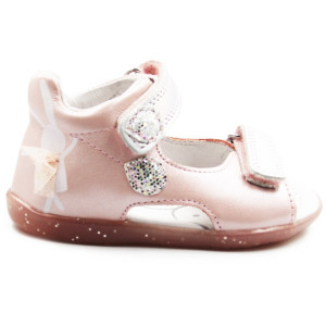 Różowe Sandały Dla Dziewczynki G075-51453M Baby Pink