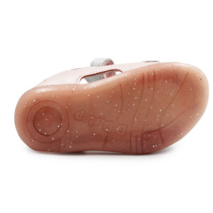 Różowe Sandały Dla Dziewczynki G075-51453M Baby Pink