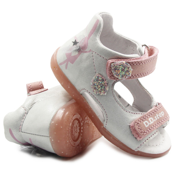Dziewczęce Sandałki DD STEP G075-51453B Silver