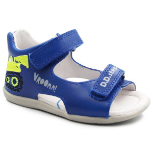 Sandałki Dla Chłopczyka Koparka DD STEP G075-51868 Bermuda Blue