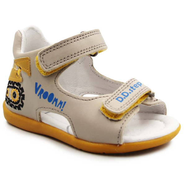 Sandały Dla Chłopczyka DD STEP G075-51868A Light Grey