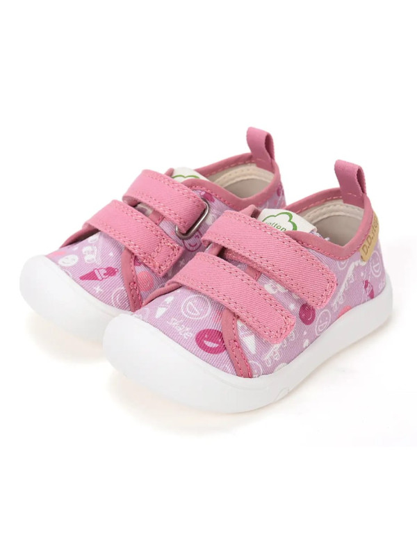 Trampki Do Szkoły i Przedszkola Dla Dziewczynki Na Rzep DD STEP C100-61432 Daisy Pink